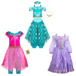 Set of 3 Disney Jasmine Costume - Size 3